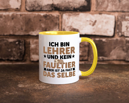 Ich bin kein Faultier: Lehrer | Schule Beruf Schüler Humor Arbeit Kollegen Büro