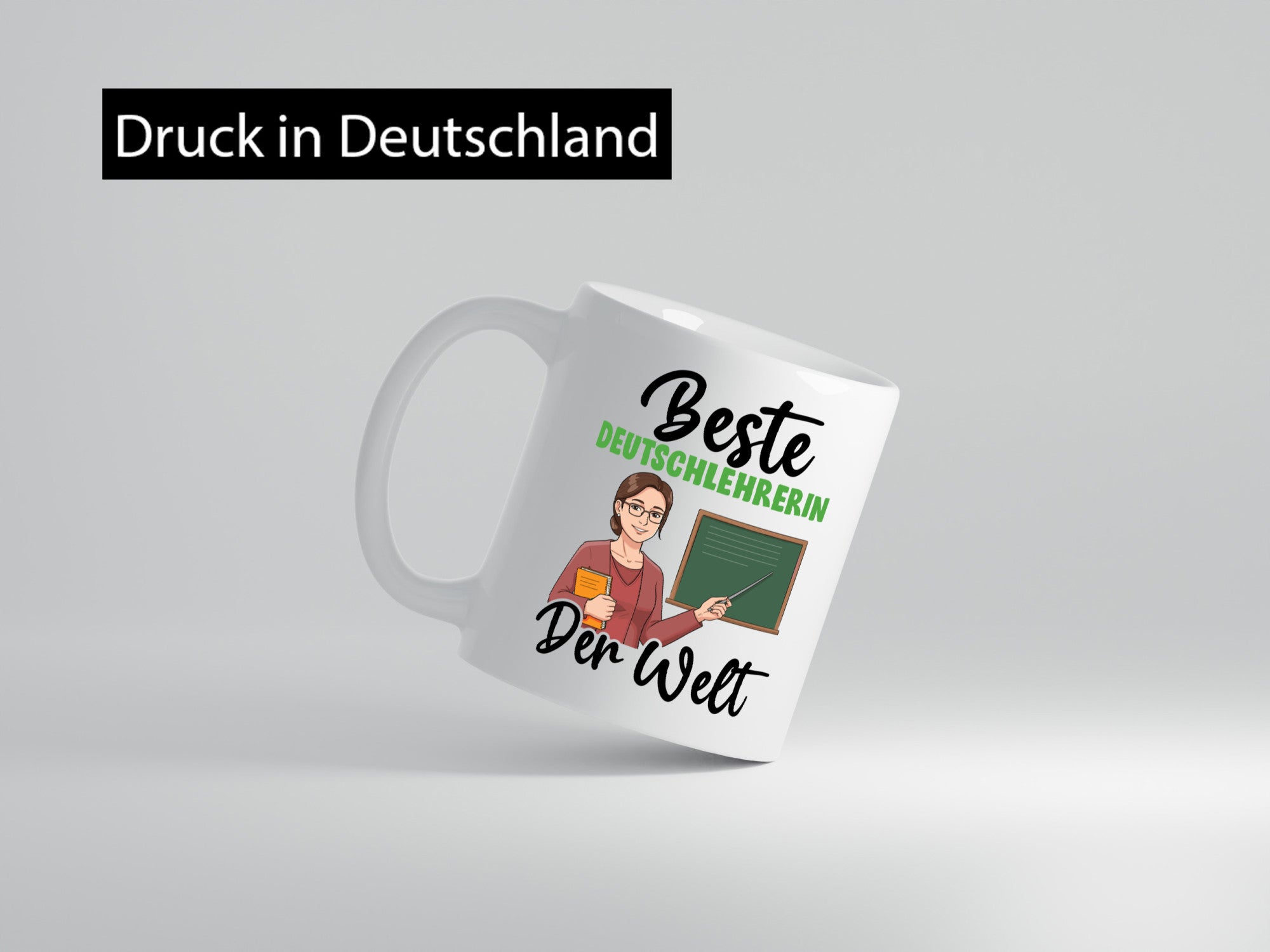 Beste Deutschlehrerin | Lehrer v2 Geschenkidee Humor Tasse