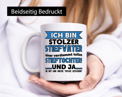 Stolzer Stiefvater | Vatertag Spruch Stieftochter lustiger Geschenk Familie