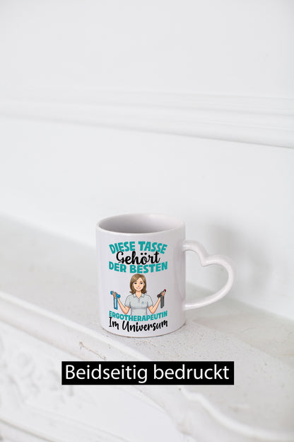 Im Universum: Ergotherapeutin | Ergotherapie lustiger Spruch Geschenk Humor