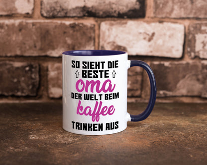 Beste Oma der Welt | Großmutter Tasse lustiger Spruch Geschenk Familie