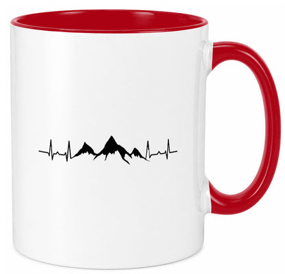Berge Motiv | Alpen Skifahren Skiurlaub Apres Ski Geschenkidee Humor Tasse