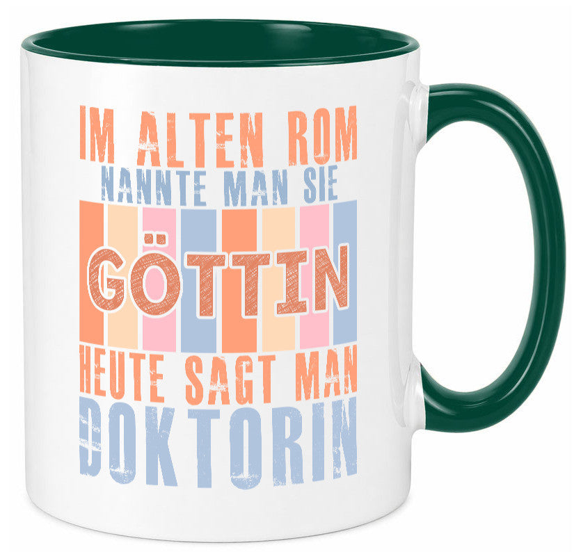 Heute sagt man: Doktorin | Doktorand Doktortitel Geschenk Humor Geschenkidee