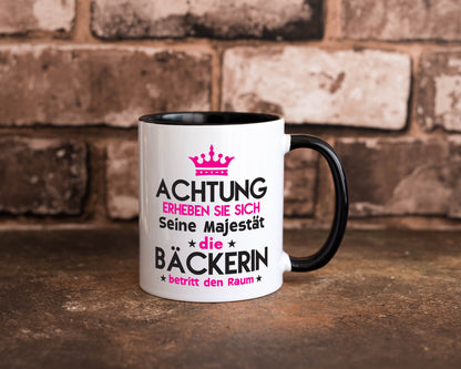 Seine Majestät Bäckerin | Bäckerei Frauen Backen Humor Geschenkidee Tasse