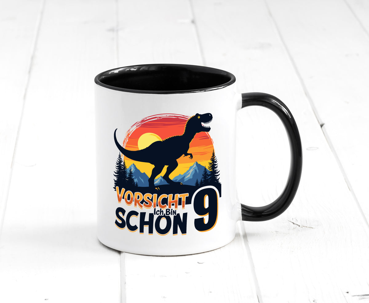 8. Geburtstag | 8 Jahre Dinosaurier v2 Geschenkidee Humor Tasse