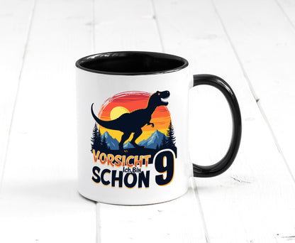 8. Geburtstag | 8 Jahre Dinosaurier v2 Geschenkidee Humor Tasse