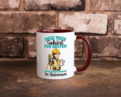 Im Universum: Vermessungstechnikerin | Techniker lustiger Spruch Geschenk Humor