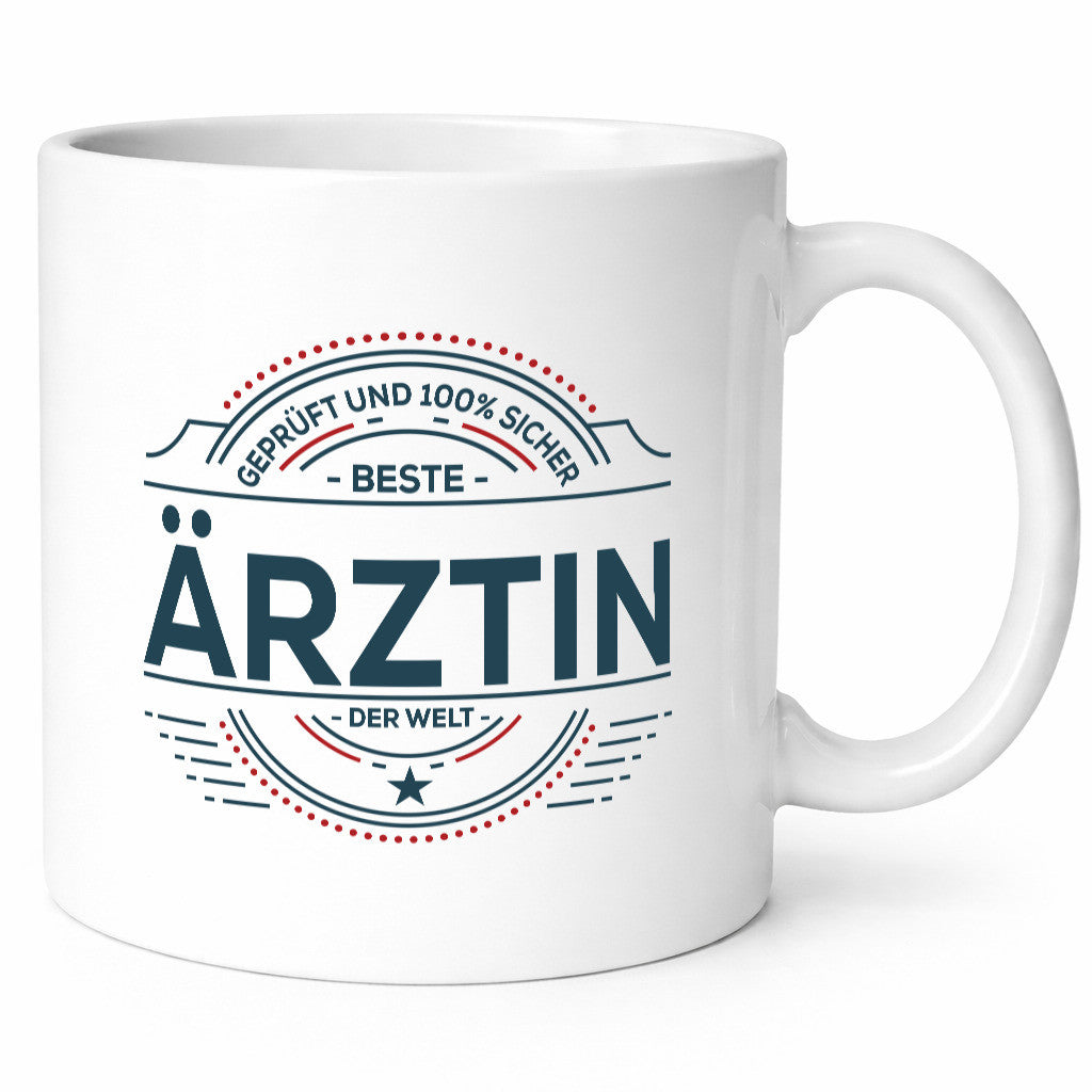 Geprüft und sicher: Ärztin | Medizinerin Fachärztin Geschenk Humor