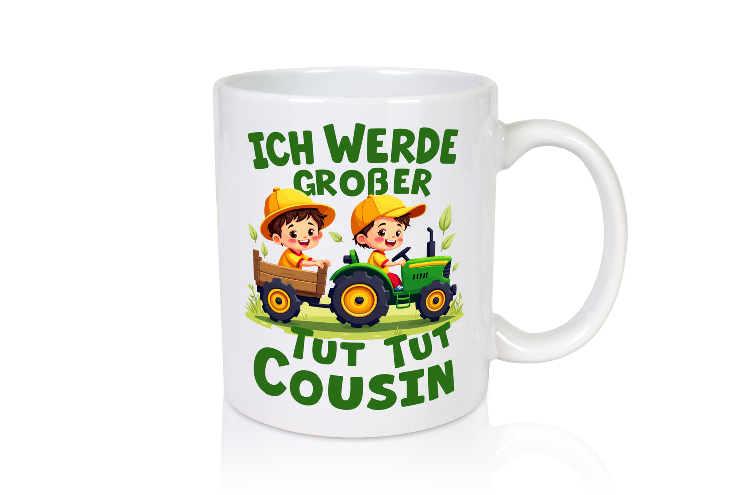 Ich werde Großcousin | Familie Bauer lustiger Spruch Geschenk Geschenkidee