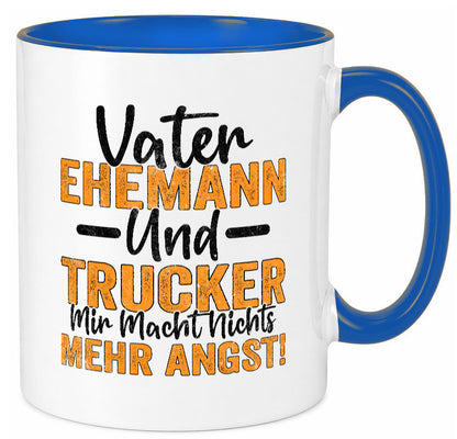 Vater Ehemann Trucker | Driver LKW Fahrer v2 Geschenk Familie Geschenkidee Tasse