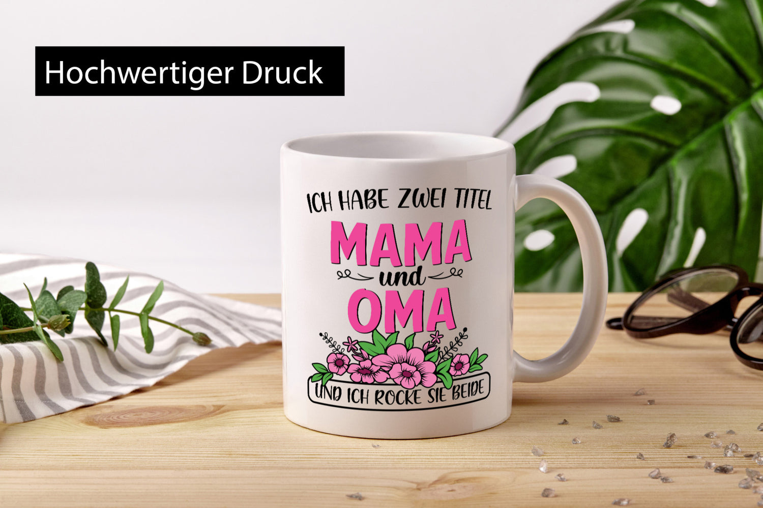 Mama und Oma rocke sie beide | Muttertag lustig Familie Geschenkidee Geschenk