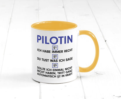 Ich habe immer Recht Pilotin | Definition Piloten v2 lustiger Spruch Geschenk