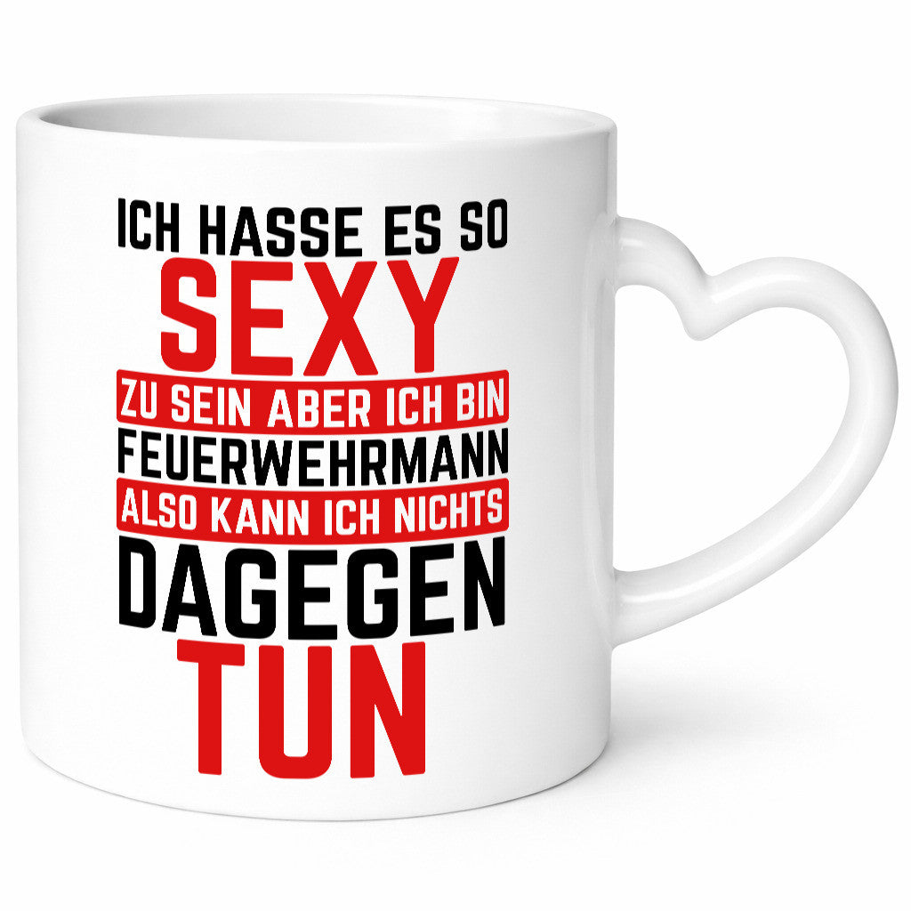 Sexy Feuerwehrmann | Helden Flammen Brandeinsatz lustig Humor Geschenkidee