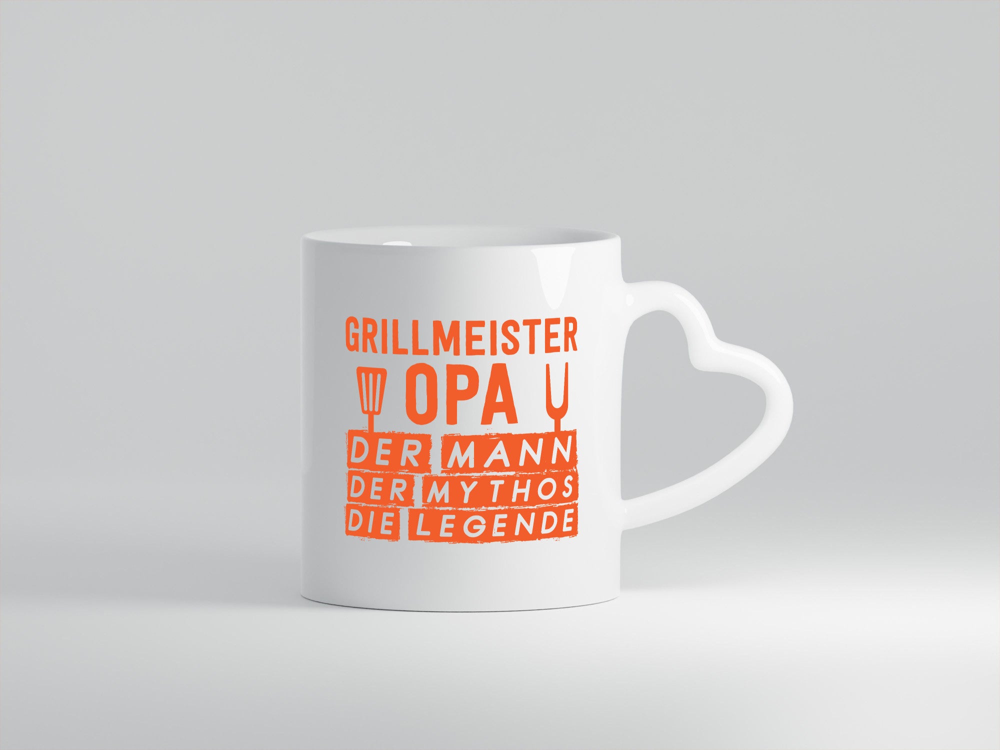 Grillmeister, Opa, Mann, Mythos, Legende | Grillbesteck Geschenk Familie