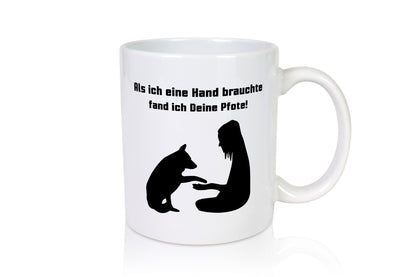 Deine Pfoten halfen mir | Tierfreunde Hund Geschenk Tierliebhaber Humor