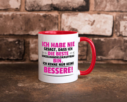Die Beste Einzelhandelskauffrau | Einzelhandel Geschenkidee Humor Tasse