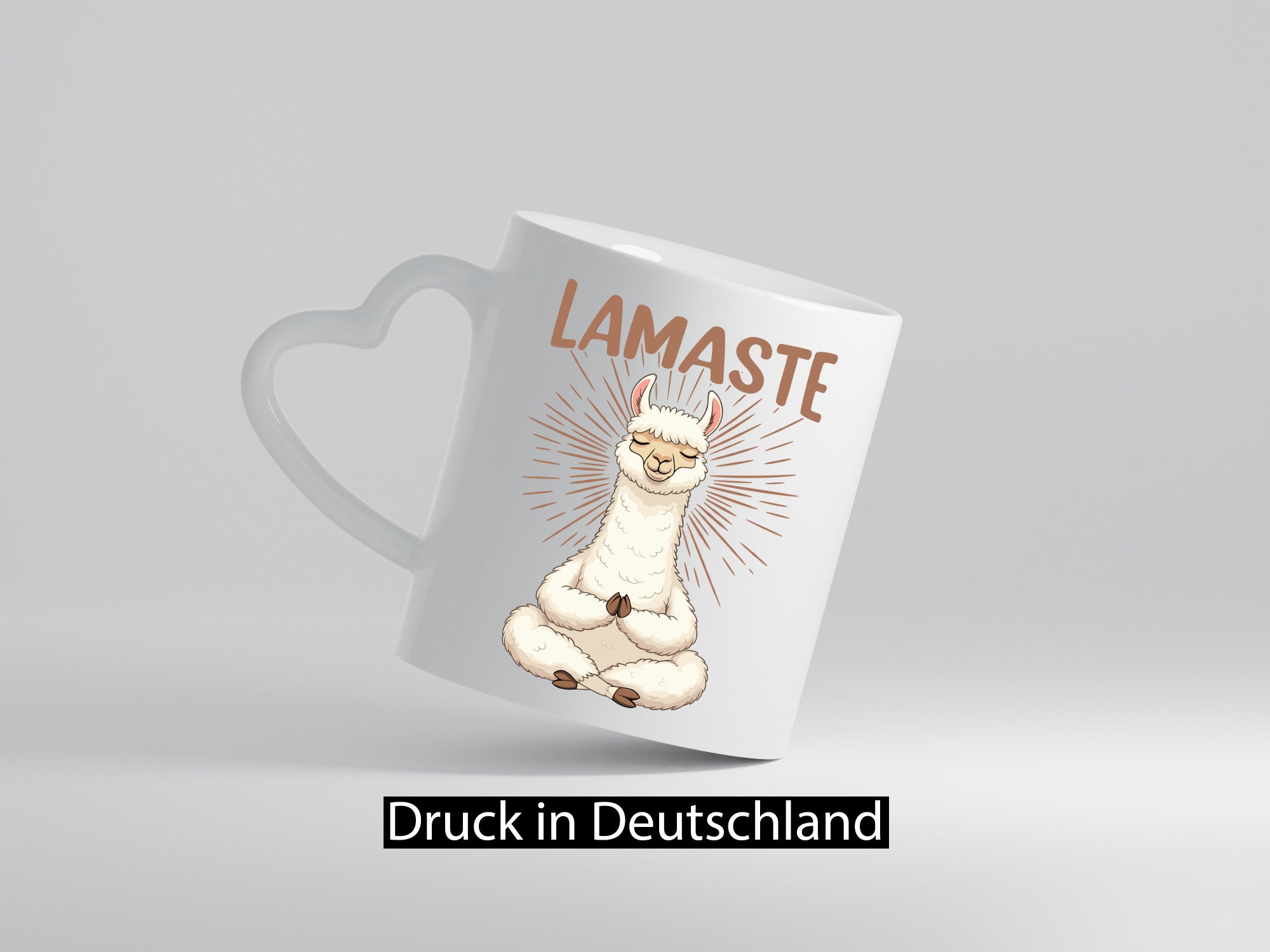 Lamaste | Lama Namaste lustiger Spruch Geschenk Humor Geschenkidee Tasse