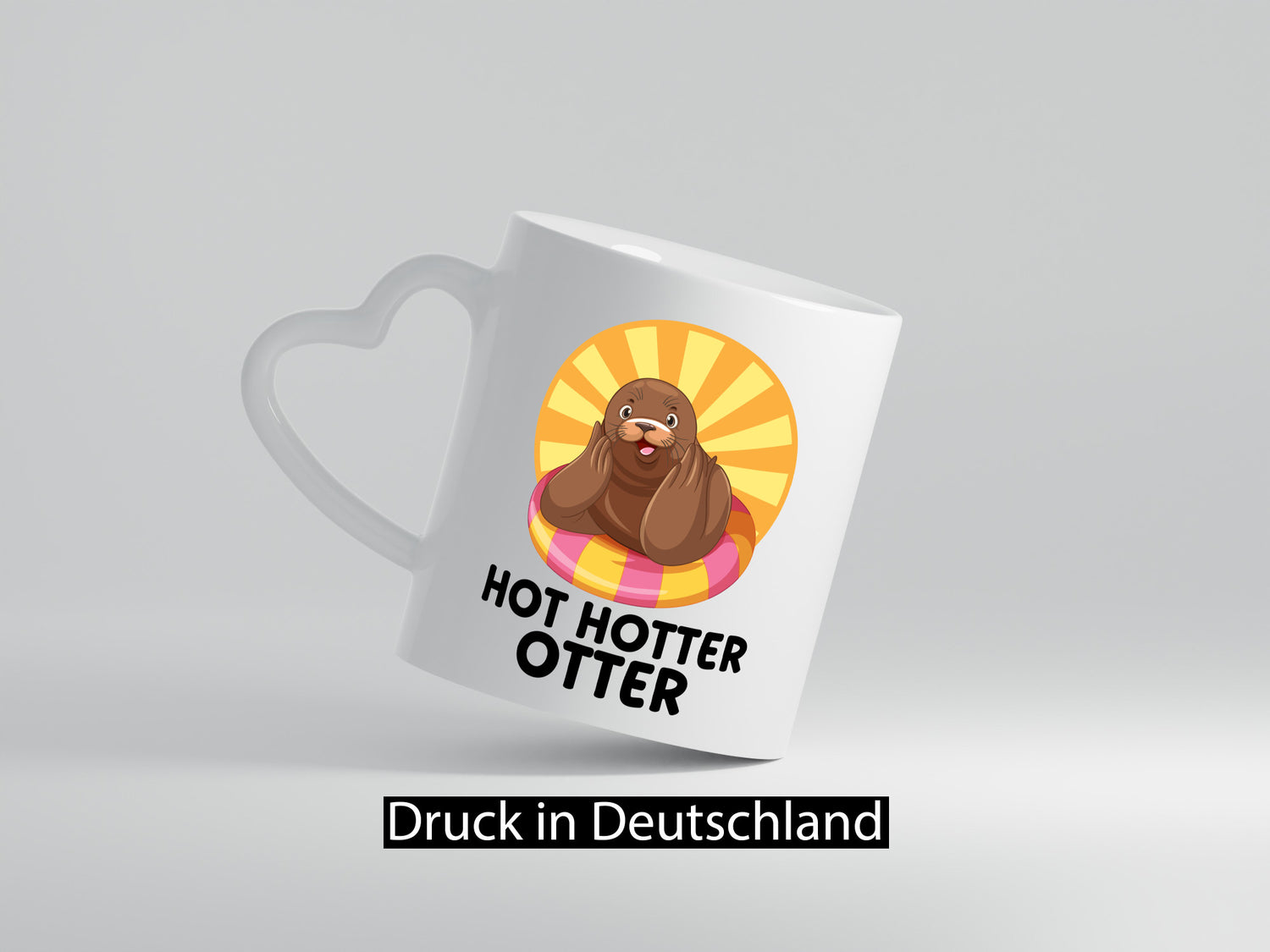 Hot Hotter Otter | Otterliebe lustig Humor Geschenkidee Geschenk Tasse