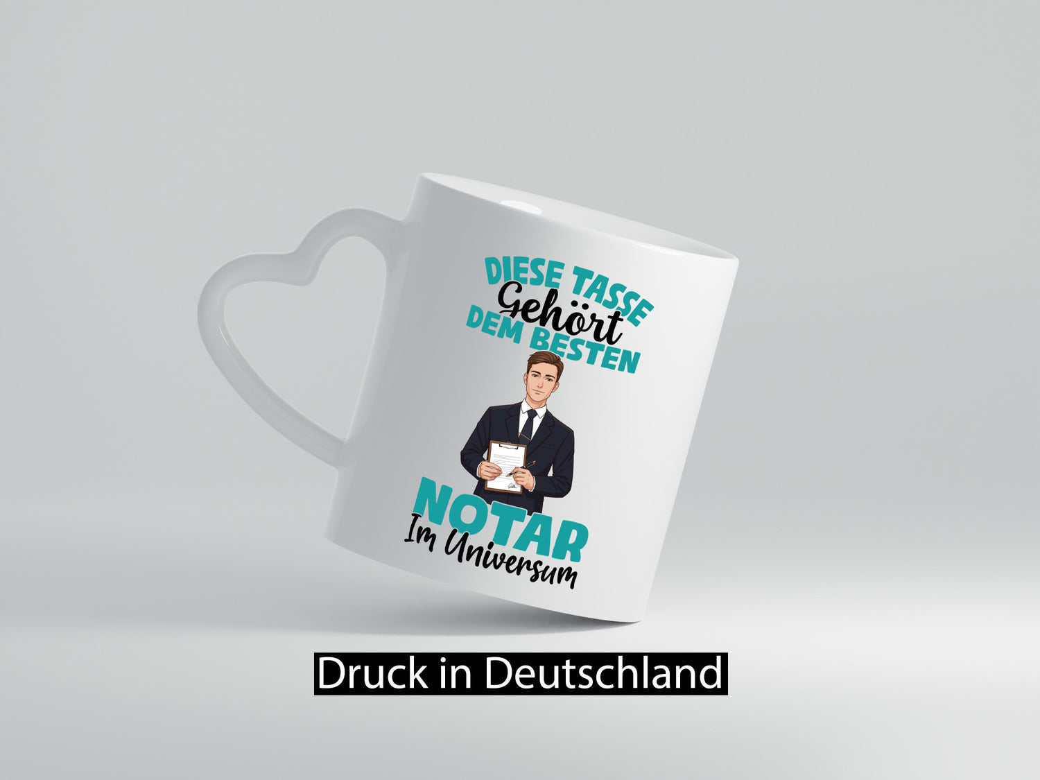 Im Universum: Notar | Jurist lustig Humor Geschenkidee Geschenk Tasse