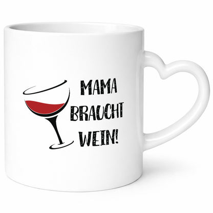 Mama braucht Wein | Weinliebhaber Stress wegtrinken lustiger Spruch Geschenk