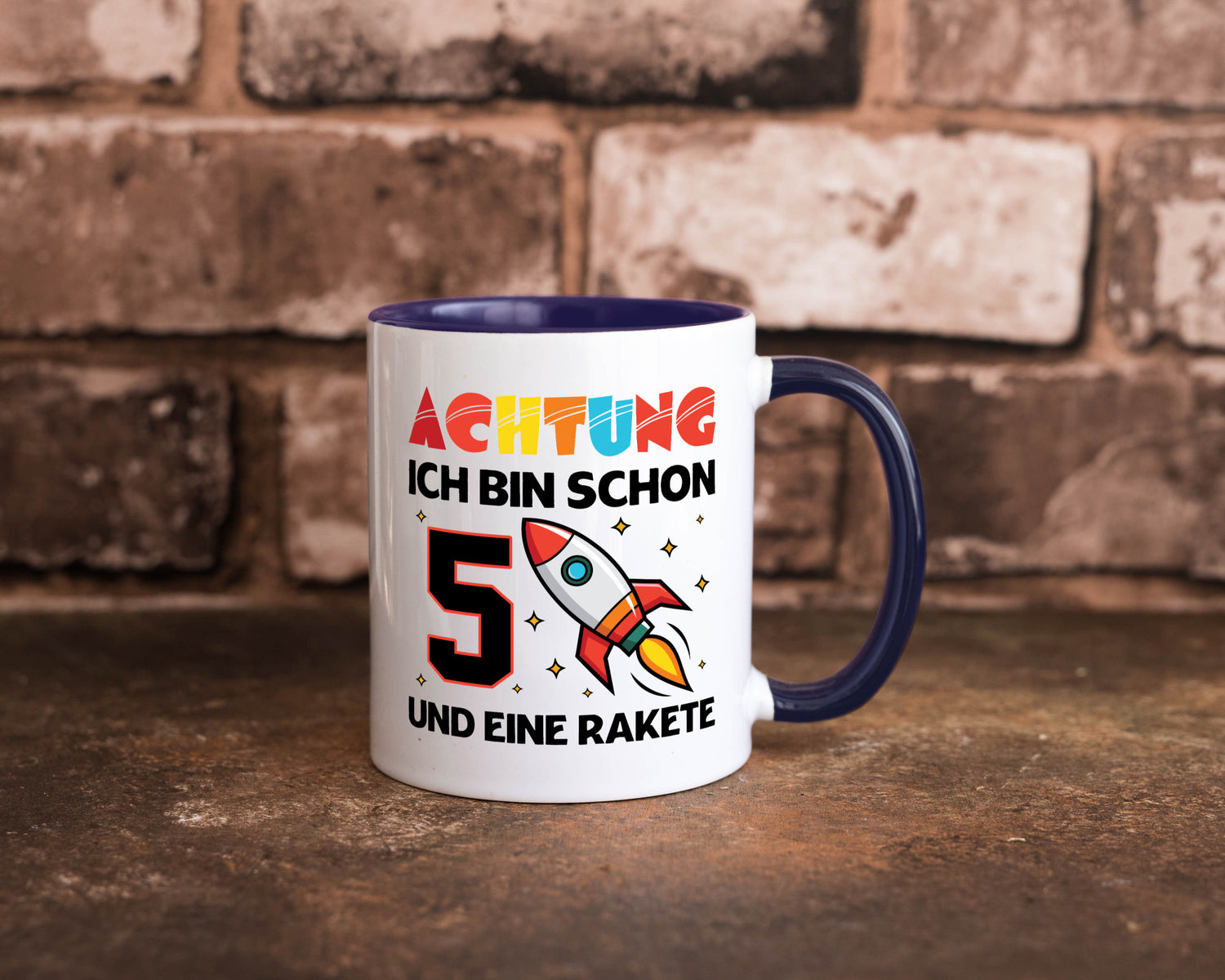 5. Geburtstag | Rakete Weltraum 5 Jahre Galaxy lustig Geschenkidee Geschenk