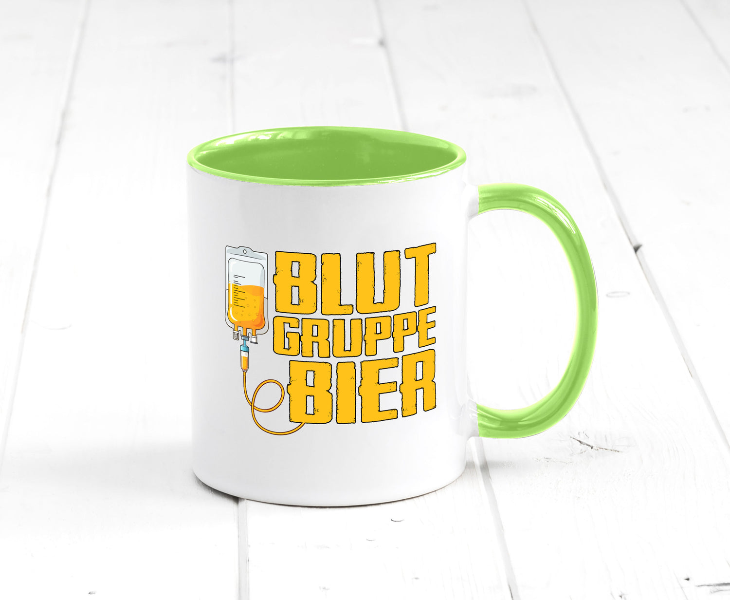 Blutgruppe Bier | Saufen Trinken Biertrinker Humor Geschenkidee Tasse