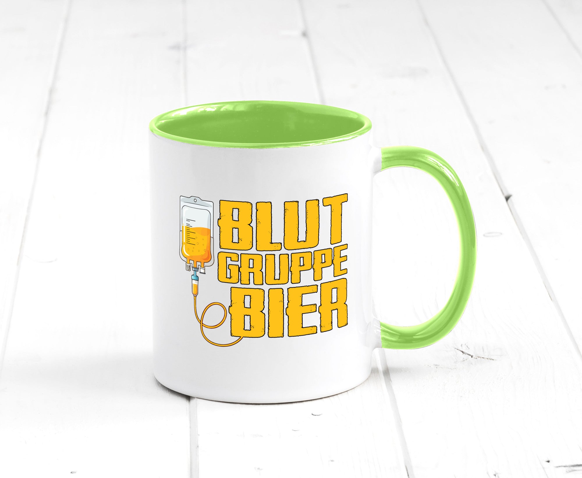Blutgruppe Bier | Saufen Trinken Biertrinker Humor Geschenkidee Tasse