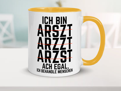 Ich bin Arzt | Rechtschreibung Klinik lustiger Spruch lustig Humor Geschenkidee