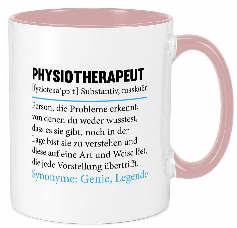 Physiotherapeut | Beruf Spruch Text lustig v2 Humor Arbeit Kollegen Büro