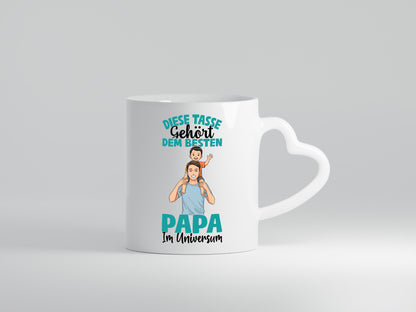 Im Universum: Papa | Vatertag Daddy Familie Humor Geschenkidee Tasse