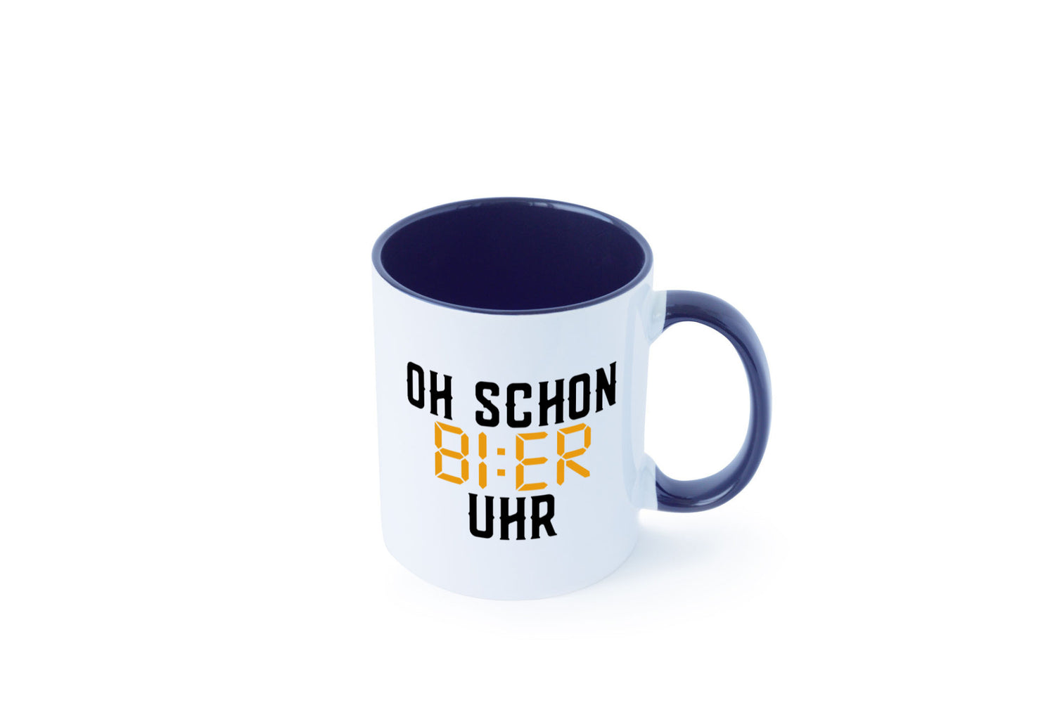 Oh schon Bier Uhr | Biertrinker Party Feiern Pils Humor Geschenkidee Tasse
