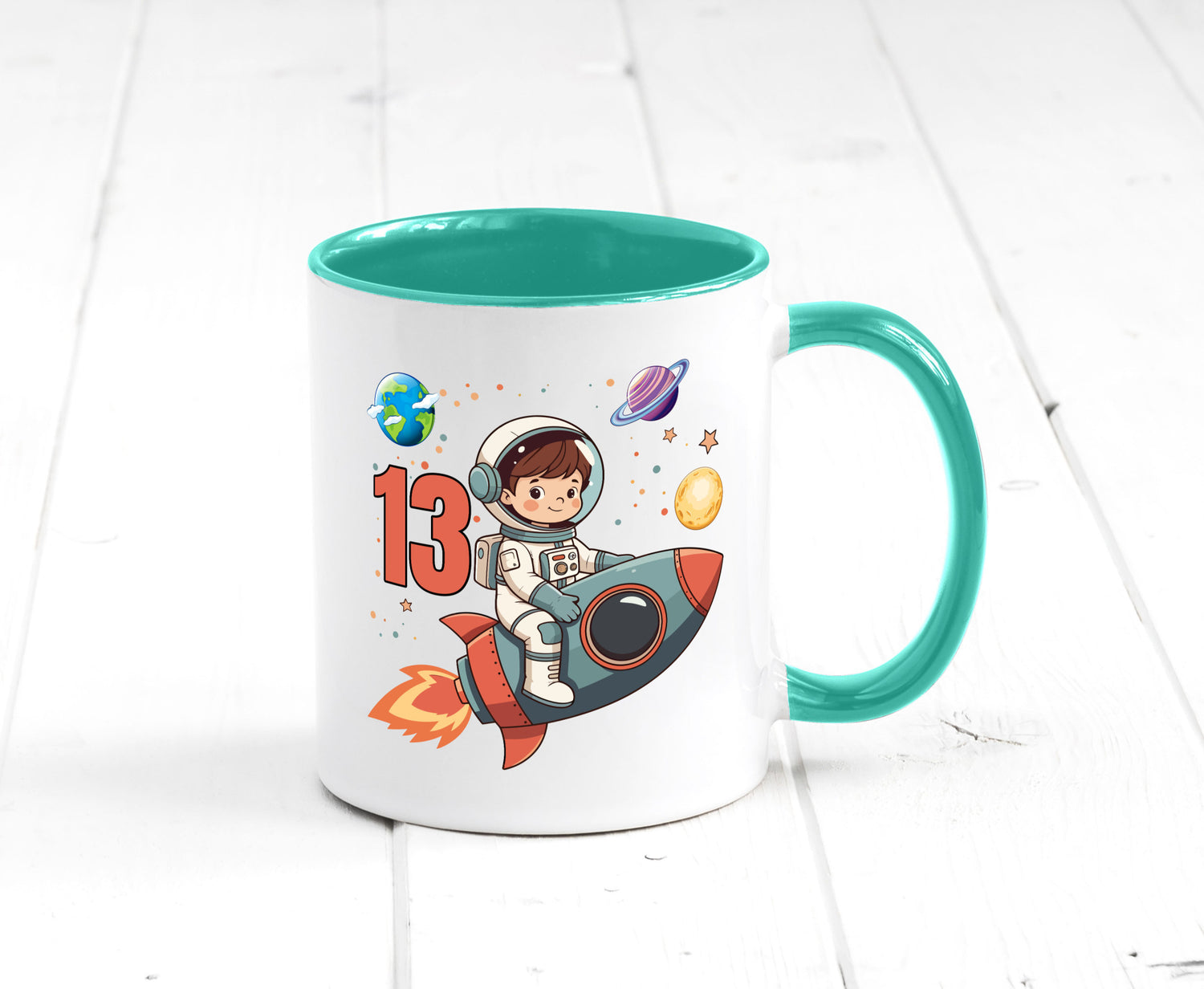 13. Geburtstag | 13 Jahre Astronaut Weltraum lustiger Spruch Geschenk