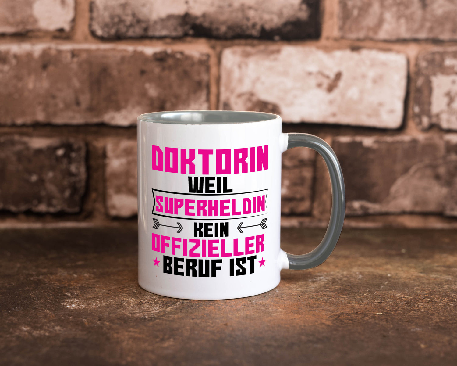 Superheldin Doktorin | Doktorand Doktortitel Geschenkidee Humor Tasse