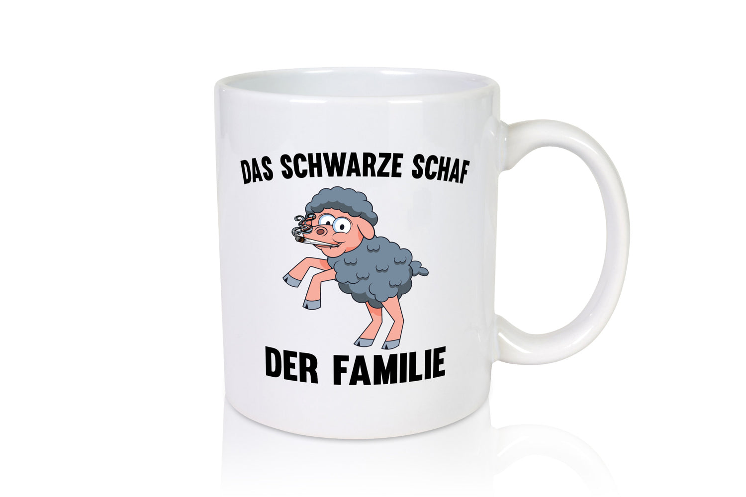 Das schwarze Schaf der Familie | Böses Kind Ärger Humor Geschenkidee Tasse