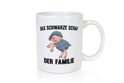 Das schwarze Schaf der Familie | Böses Kind Ärger Humor Geschenkidee Tasse