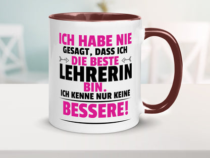 Die Beste Lehrerin | Schule Beruf Schüler Geschenk Arbeit Kollegen Büro