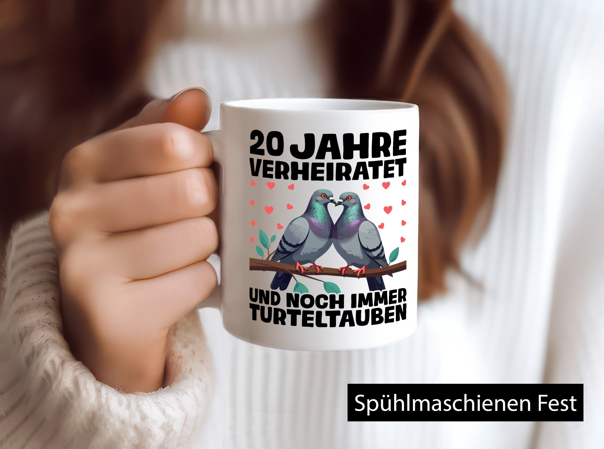 20 Jahre verheiratet | Turteltauben Ehe Ehepaar lustig Humor Geschenkidee