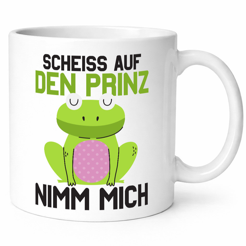 Scheiss auf den Prinz nimm mich | Frosch Prinzen v2 lustiger Spruch Geschenk