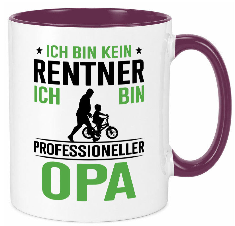 Ich bin kein renter Profesioneller Opa | Großvater Humor Familie Geschenkidee