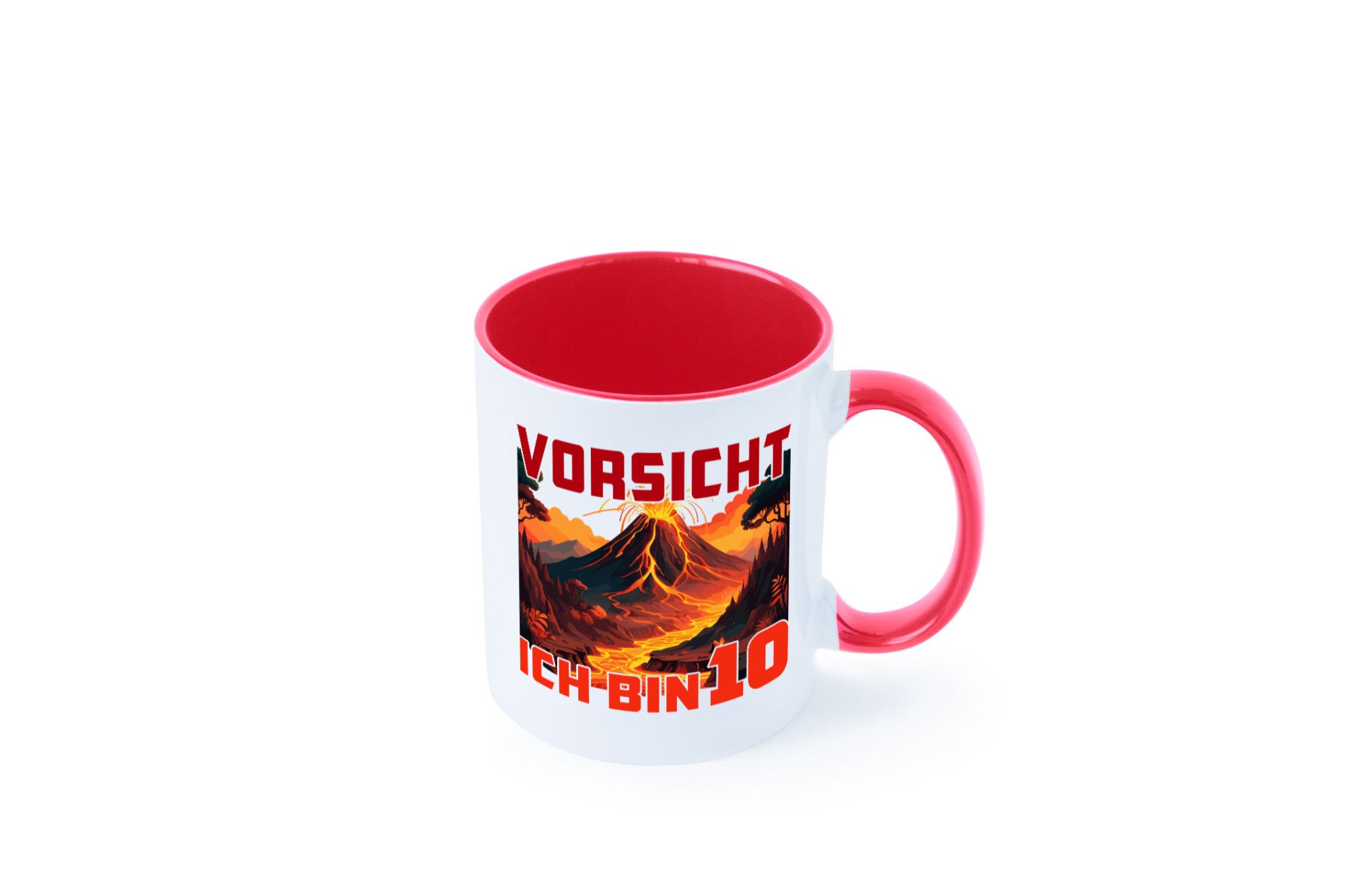 10. Geburtstag | 10 Jahre Vulkanausbruch Vulkan Humor Geschenkidee Tasse