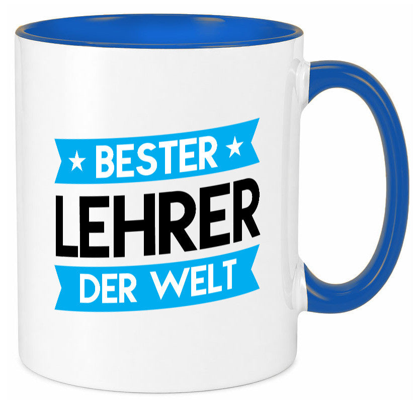 Bester Lehrer | Schule Beruf Schüler Geschenkidee Arbeit Kollegen Büro Humor Tasse