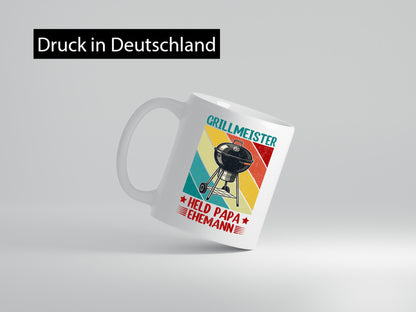 Grillmeister | held Ehemann Grillschürzen vatertag Geschenkidee Familie Humor