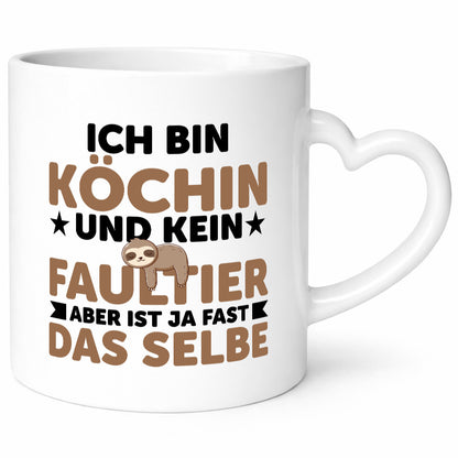 Ich bin kein Faultier: Köchin | Chefköchin Chefkoch v2 lustig Arbeit Kollegen