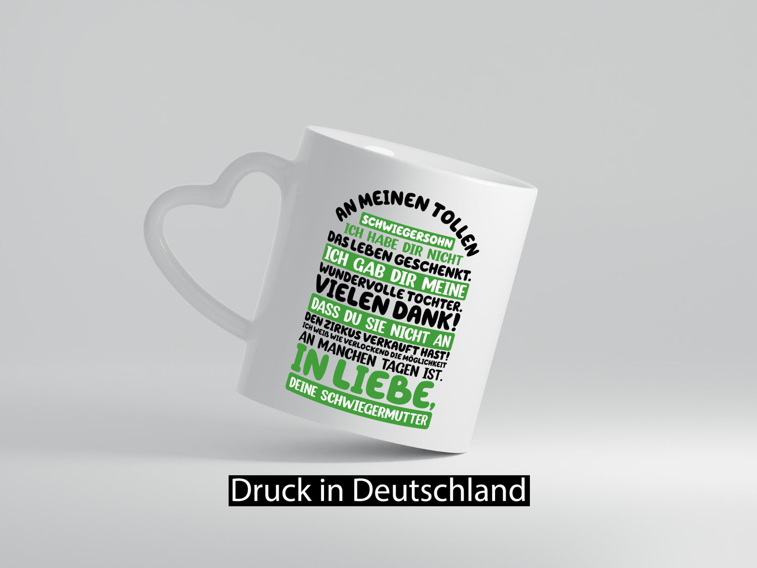 An meinen tollen Schwiegersohn vl8 Geschenk Familie Geschenkidee lustiger