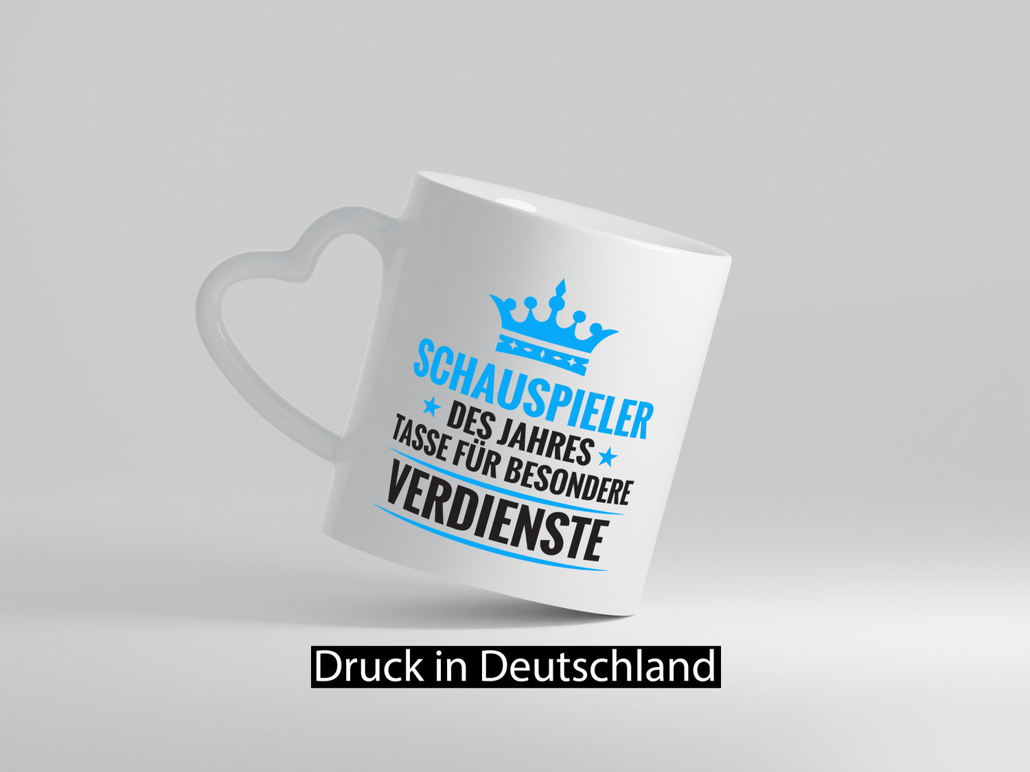 Besonderer Verdienst: Schauspieler | Theater Humor Geschenkidee Tasse