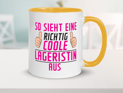 Richtig Coole Lageristin | Beruf Lager Arbeiterin Humor Arbeit Kollegen Büro