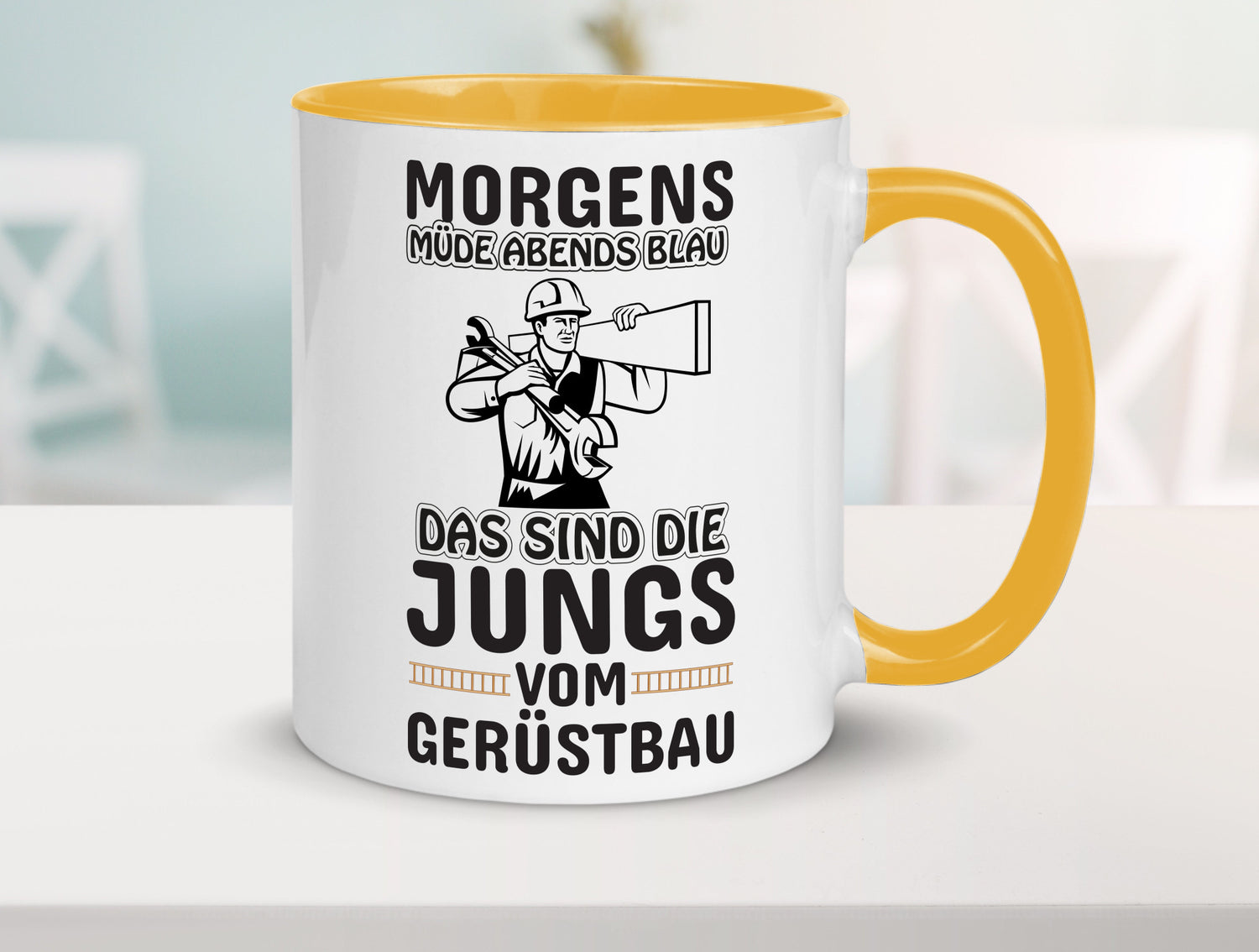 Jungs vom Gerüstbau | Gerüstbauer Tasse Baustelle Geschenk Humor Geschenkidee
