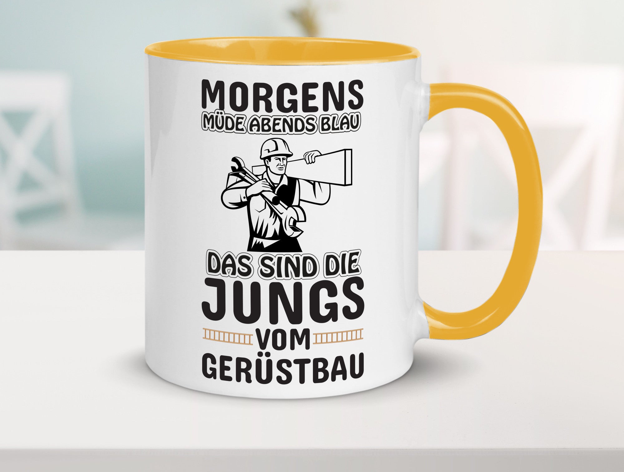 Jungs vom Gerüstbau | Gerüstbauer Tasse Baustelle Geschenk Humor Geschenkidee