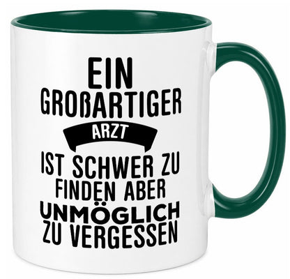 Großartiger Arzt | Dankeschön Tasse schöner Spruch Humor Geschenkidee