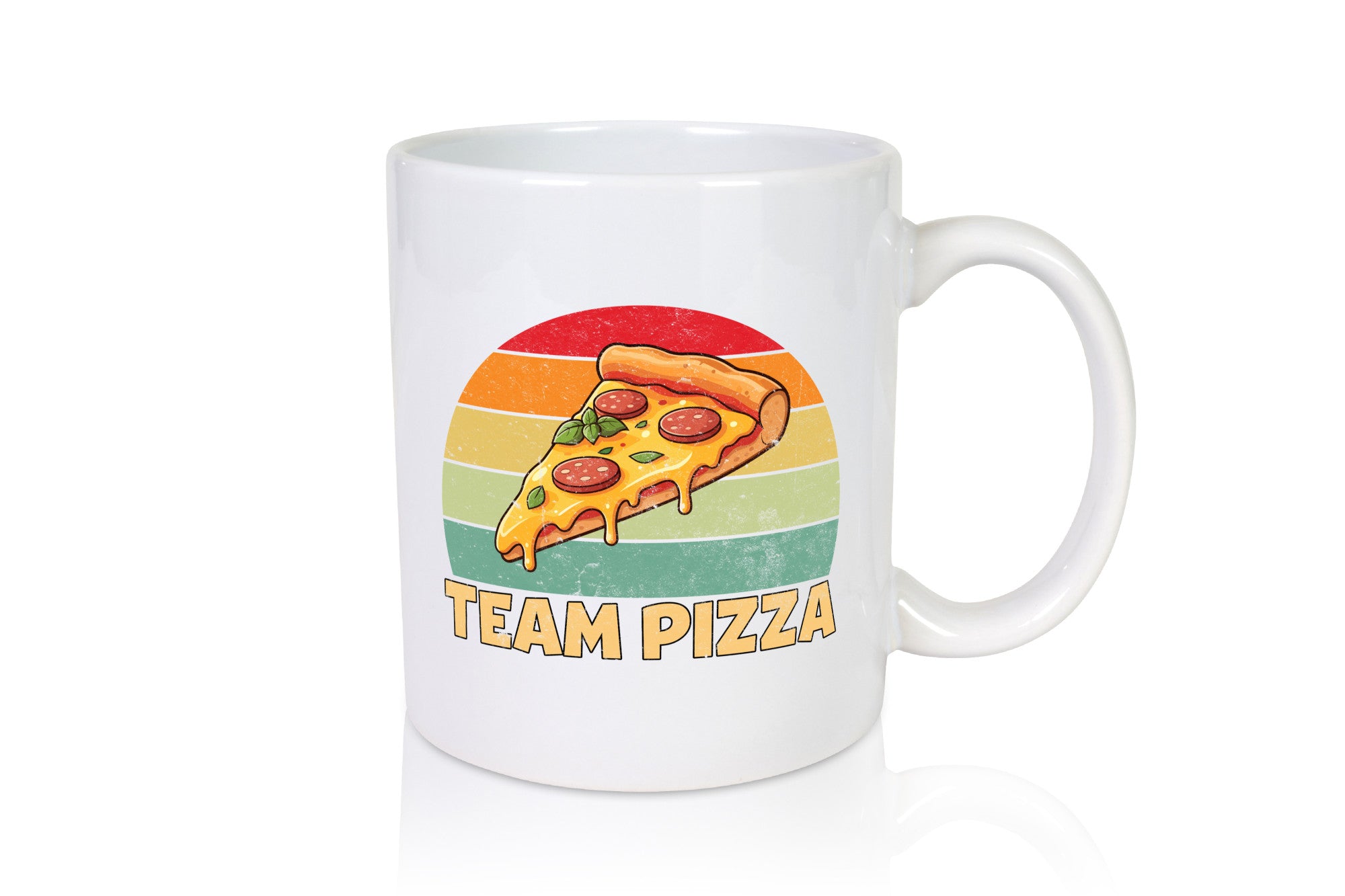 Team Pizza | Pizzaliebhaber Lover v2 Geschenkidee Humor Tasse